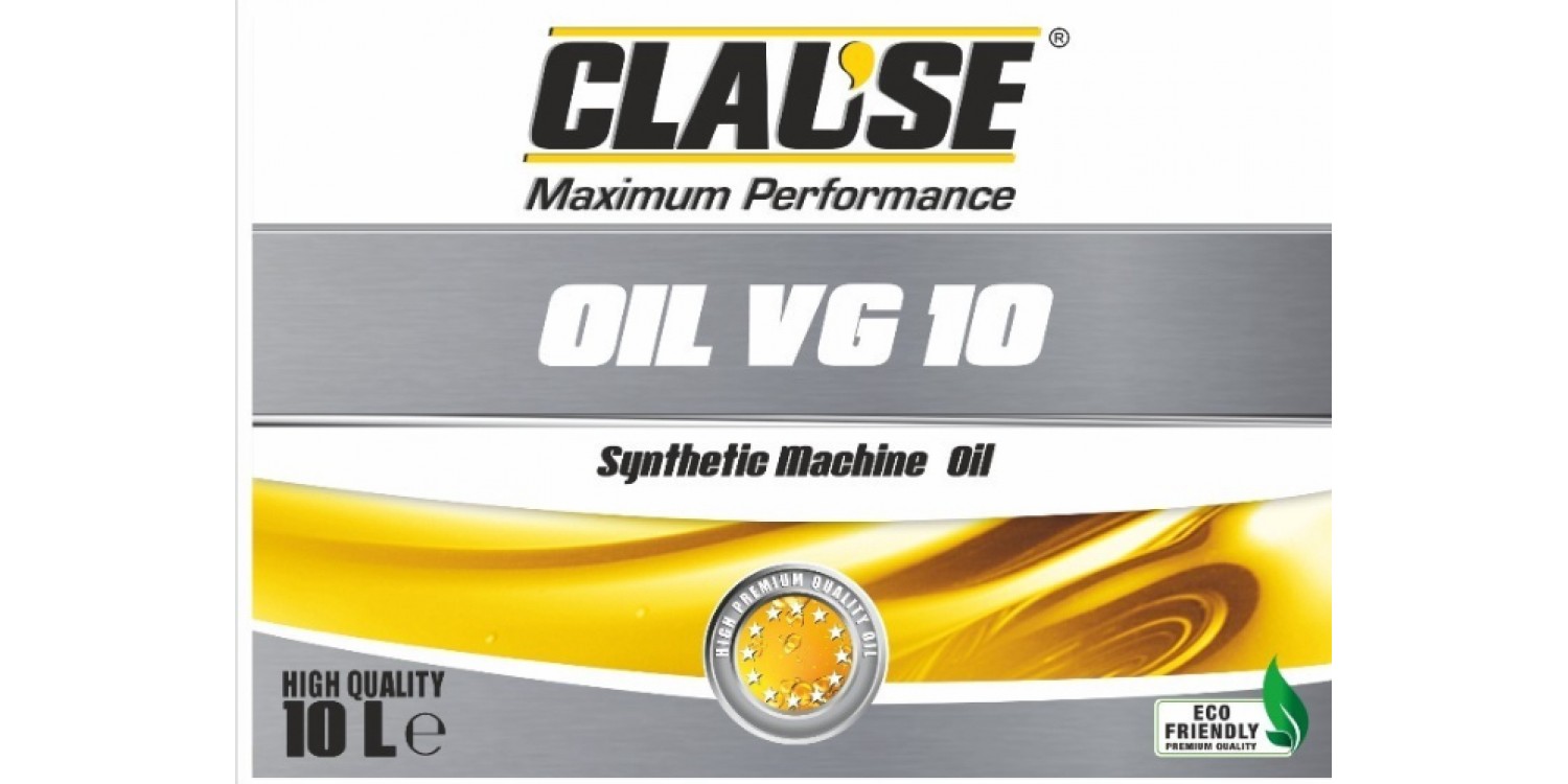 CLAUSE SYNT OIL VG 10 (10 LT) SENTETİK 10 NUMARA DİKİŞ MAKİNASI YAĞI