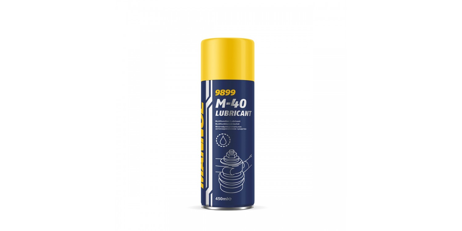 MANNOL M-40 LUBRCANT SPRAY (450 ML) WD-40 SPREY YAĞLAYICI TEMİZLEYİCİ