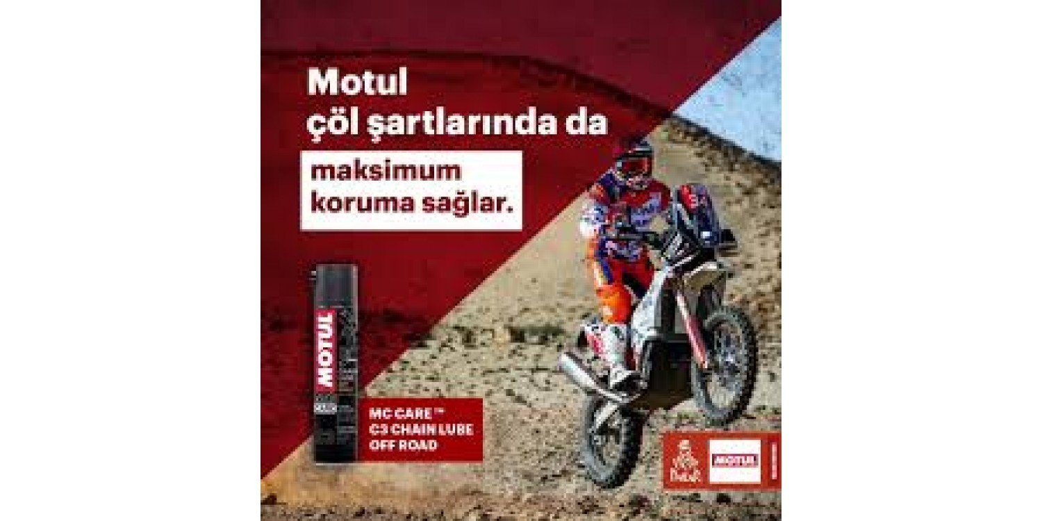 MOTUL C3 CHAIN LUBE OFF ROAD SPRAY (0,400 ML) MOTORSİKLET ZİNCİR YAĞI
