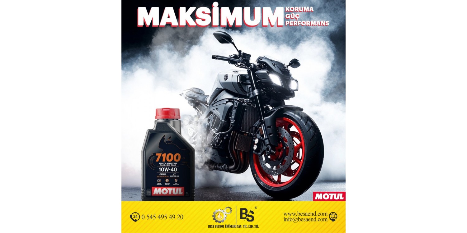 MOTUL 7100 4T 10W40 (1LT) MOTORSİKLET YAĞI