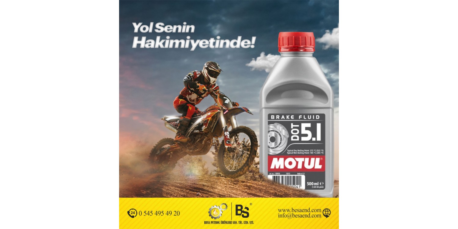 MOTUL DOT 5.1 FREN HİDROLİK YAĞI (500 ML)