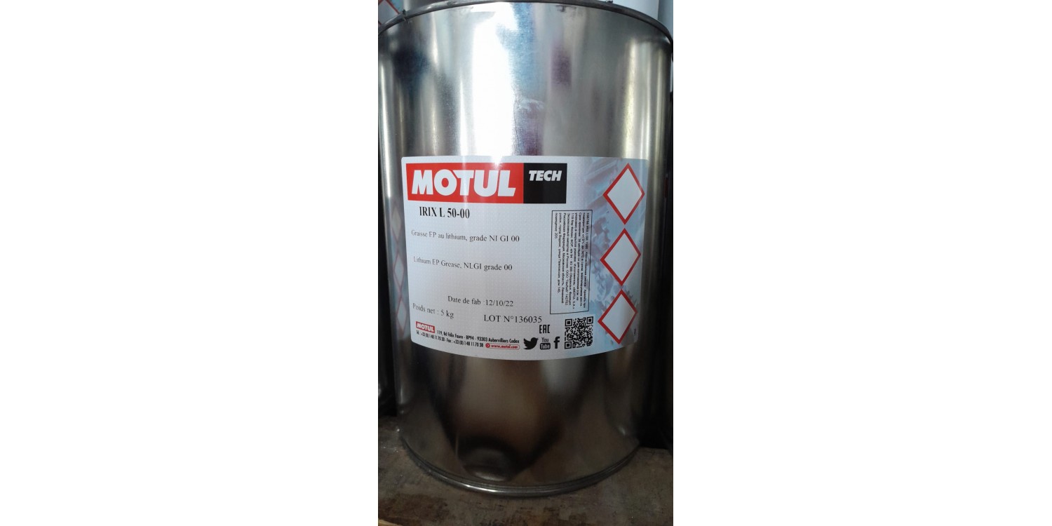MOTUL IRIX L 50-00 (5 KG) ÇİFT SIFIRLI GRES