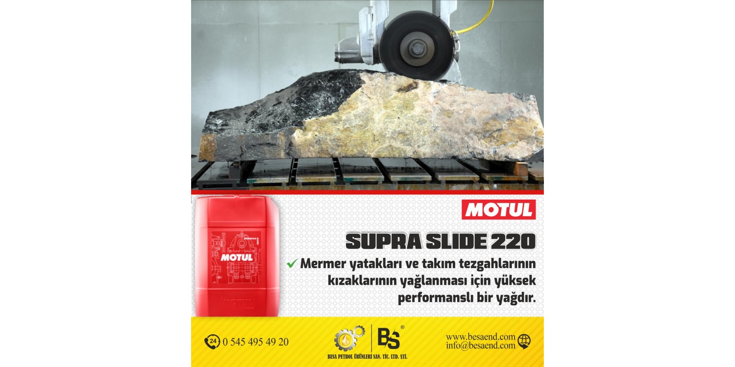 MOTUL SUPRA SLIDE 220 (208 LT) KIZAK YAĞI