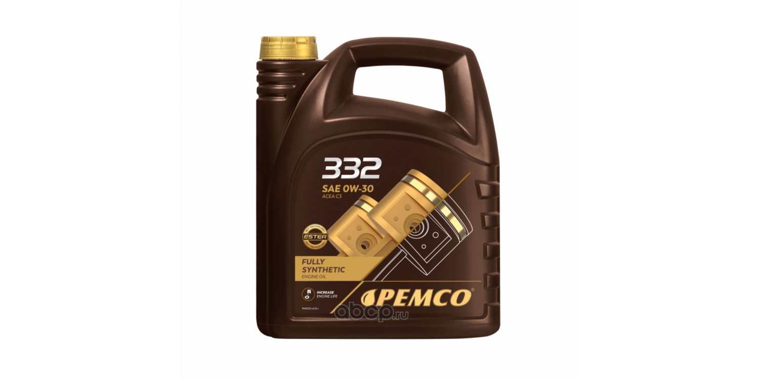 PEMCO 332 SAE 0W-30 (4 LT) MOTOR YAĞI