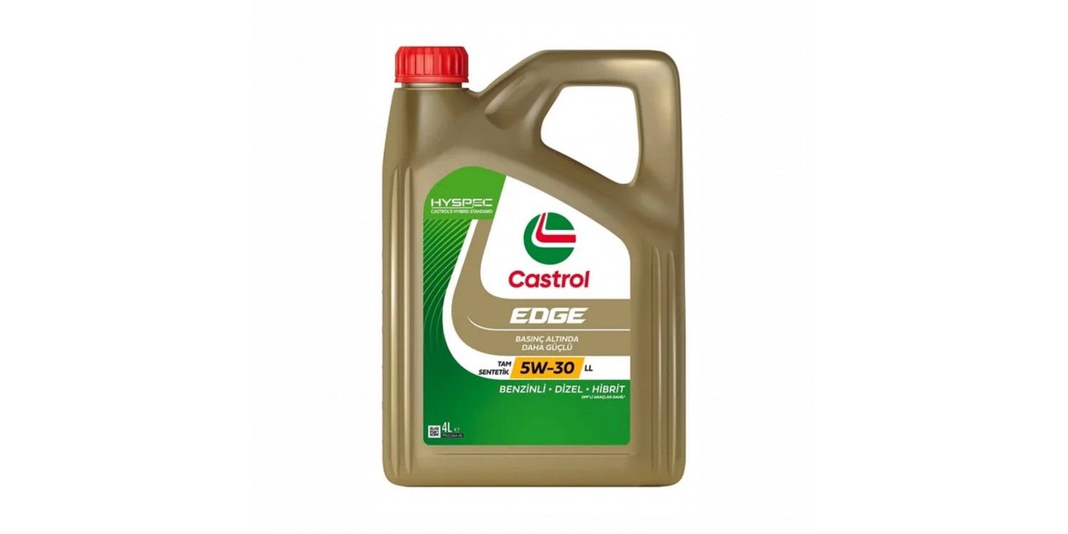 CASTROL EDGE 5W30 (4 LT) TAM SENTETİK MOTOR YAĞI