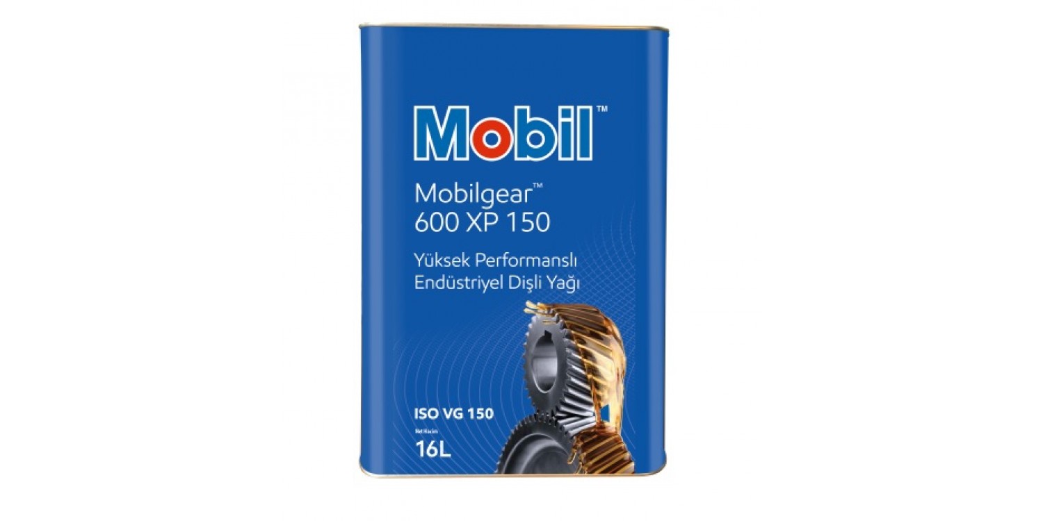 MOBİLGEAR 600 XP 150 (16LT) Yüksek performanslı dişli redüktör armür yağı